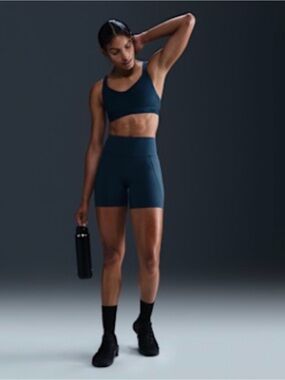 Nike Dri-Fit Women’s High Waisted Navy 5” Shorts